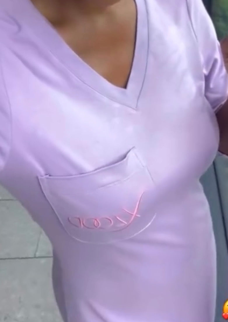 Lavender Wellness T-Shirt Gown