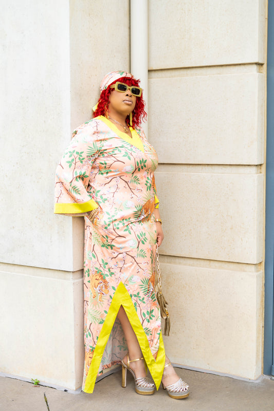 Roaring Floral Caftan