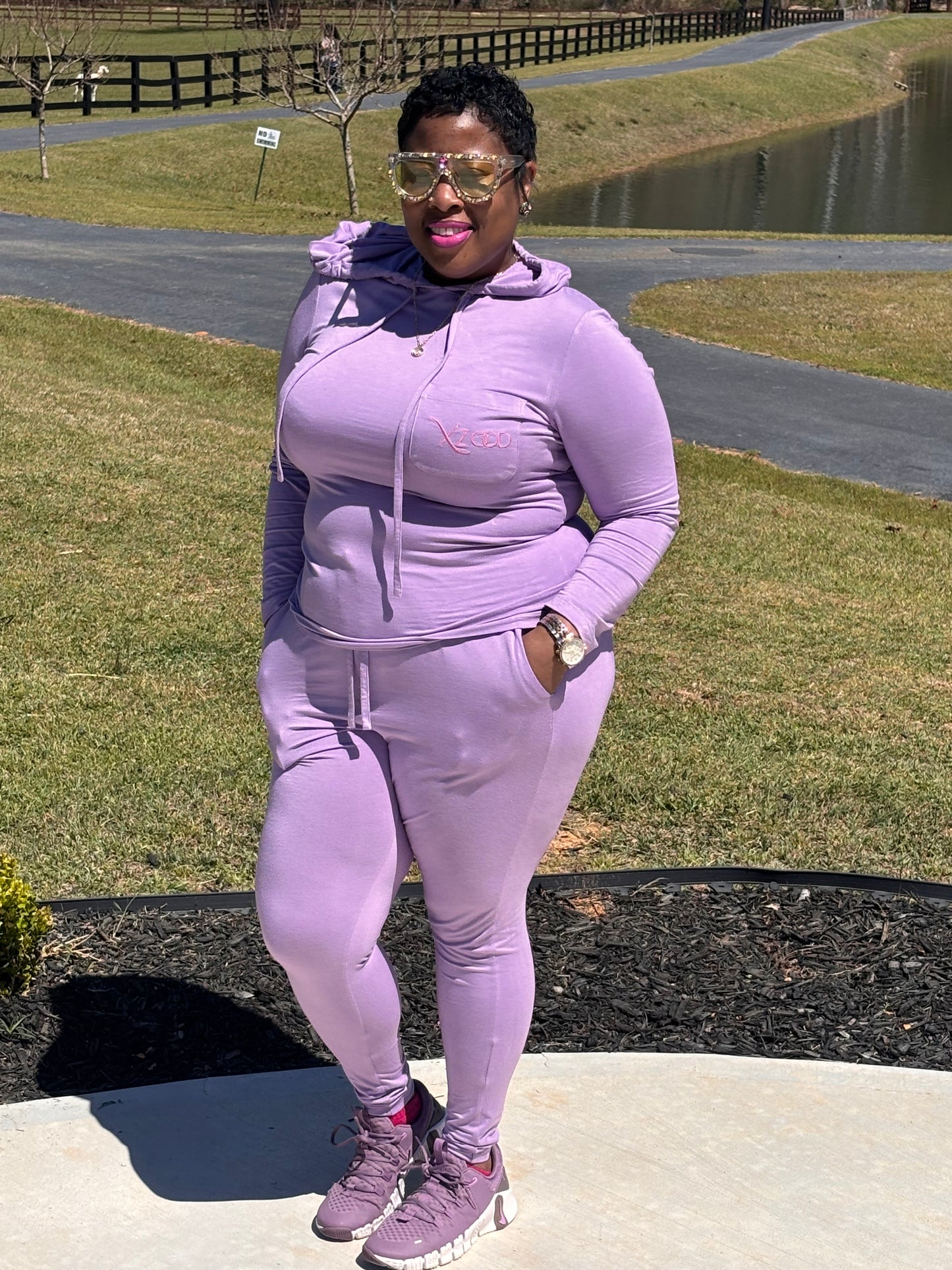 Lavender Wellness Jogger Lounger Set