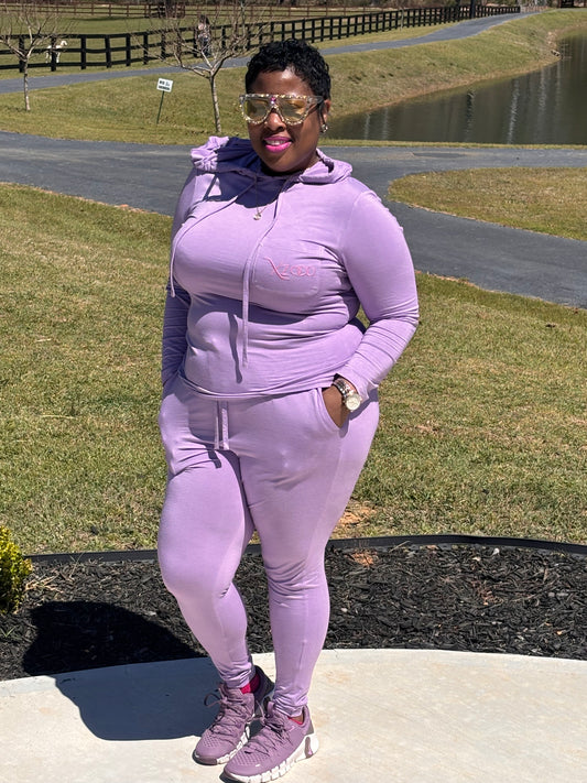 Lavender Wellness Jogger Lounger Set