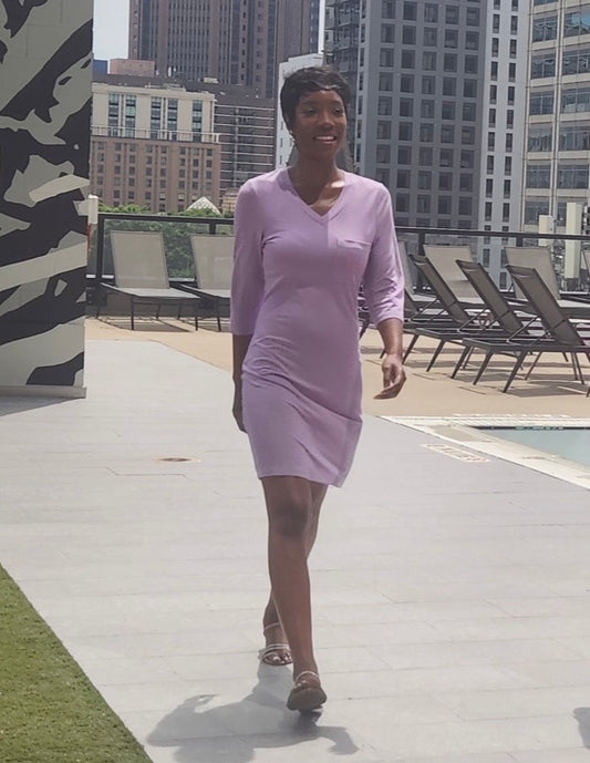 Lavender Wellness T-Shirt Gown