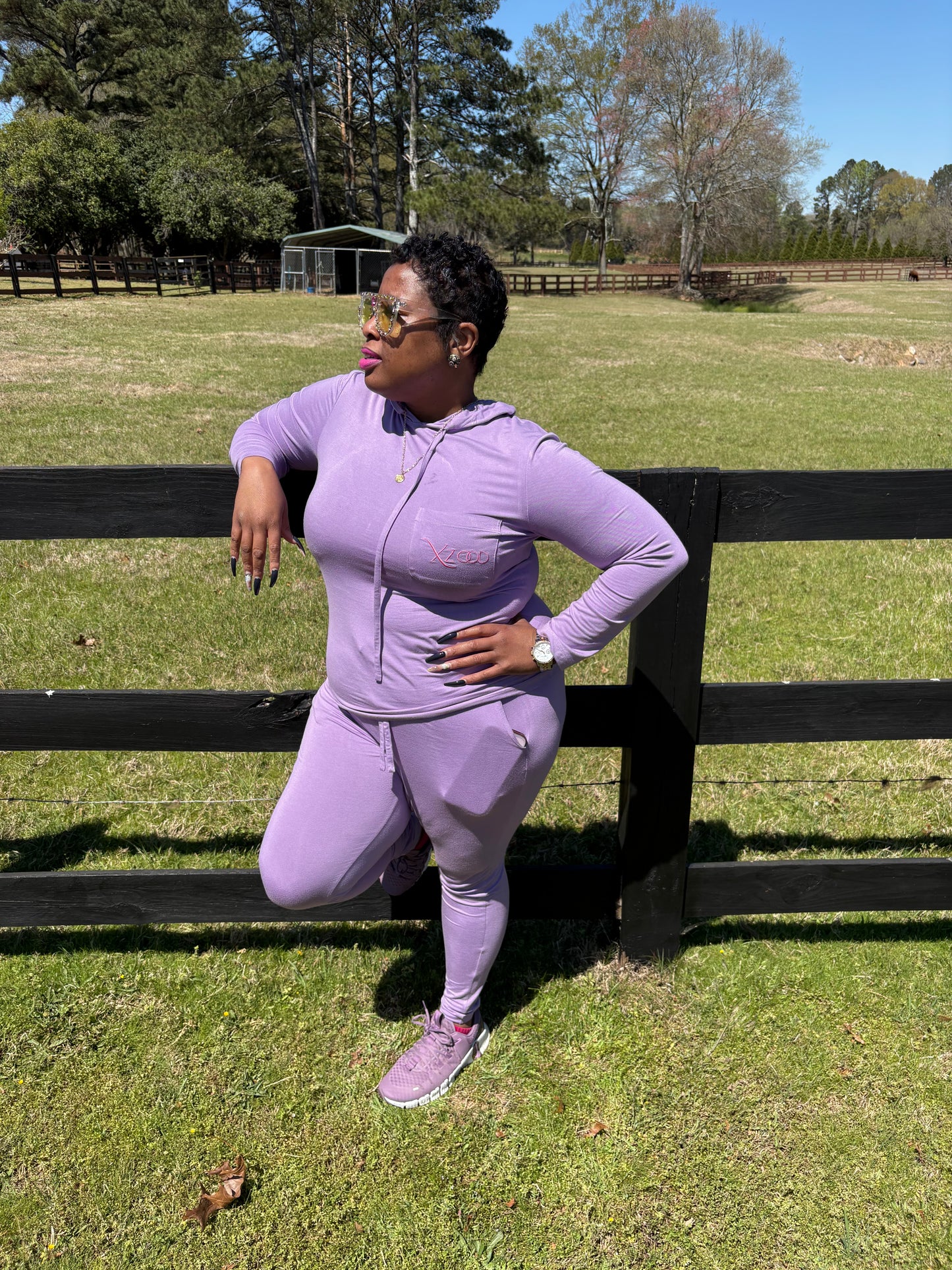 Lavender Wellness Jogger Lounger Set