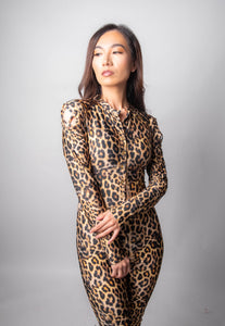 Safari Lux Onesie (Leopard Print)